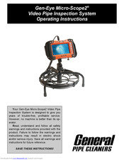General Pipe Cleaners Gen-Eye Micro-Scope2 Operating Instructions Manual