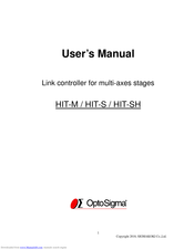 SIGMAKOKI HIT-SH User Manual