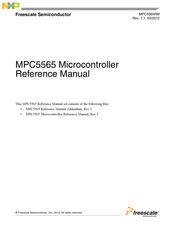 Freescale Semiconductor MPC5565 Reference Manual