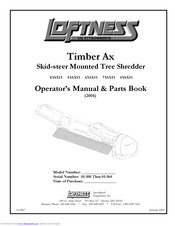 LOFTNESS Timber AX Series Operator's Manual