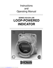 Ronan X54-201SR Instructions And Operating Manual