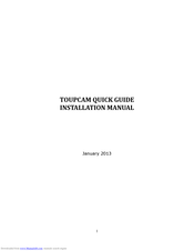 TOUPTEK PHOTONICS ToupCam Quickmanual Installation