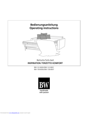 BW Inspiration BW-122-8001 Operating Instructions Manual