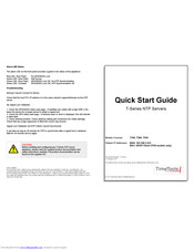 TimeTools T550 Quick Start Manual