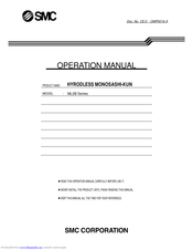 Smc Networks ML2B Series Operating Manual
