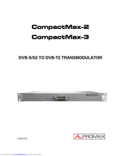 Promax CompactMax-3 User Manual