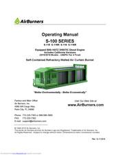 Air Burners S-100 SERIES Operating Manual