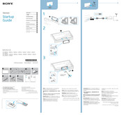 Sony BRAVIA KLV-32R562C Startup Manual