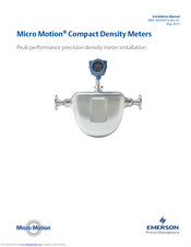 Micro Motion CDM100P Installation Manual
