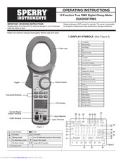 Sperry instruments DSA2009TRMS Operating Instructions Manual