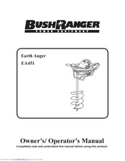 Bushranger EA451 Owner's And Operator's Manual