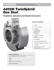 Chesterton TwinHybrid 4400H Installation, Operation And Rebuild Instructions