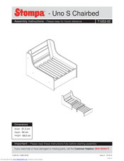 Stompa Uno S Chairbed Assembly Instructions Manual