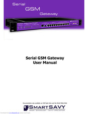 SmartSavy Serial GSM Gateway User Manual