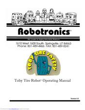 Robotronics Toby Tire Robot Operating Manual