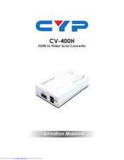 CYP CV-400H Operation Manual