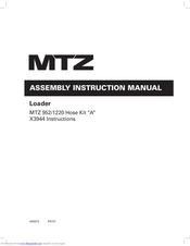 mtz 1220 Assembly & Instruction Manual