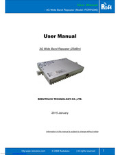 Redutelco PORP23W User Manual