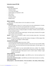 Technoline WT-308 Instruction Manual