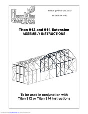 Hunkin Garden Titan 914 Assembly Instructions Manual