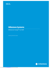 Milestone Husky HX2P16 Getting Started Manual