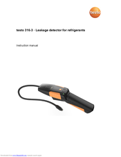 TESTO 316-3 Instruction Manual