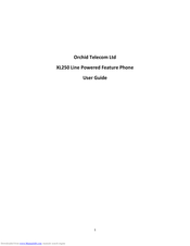 Orchid Telecom XL250 User Manual