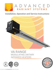 Advanced Radiant Systems VA-150 Installation, Operation And Service Instructions