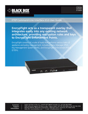 Black Box ET1000A Cli User Manual
