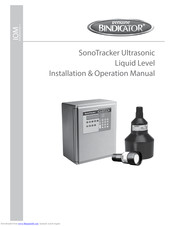 Bindicator SonoTracker Ultrasonic Liquid Level Installation & Operation Manual