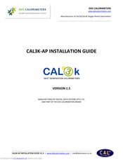 DDS Calorimeters CAL3K-AP Installation Manual