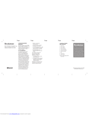 Brookstone Bop User Manual