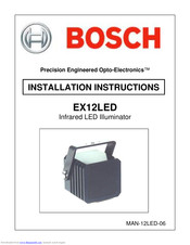 Bosch EX12LED Installation Instructions Manual
