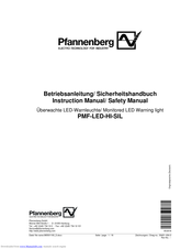 Pfannenberg PMF-LED-HI-SIL Instruction Manual/Safety Manual
