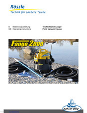 Fangotec Fango 2000 Operating Instructions Manual