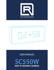 RecorderGear SC550W User Manual