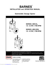 Barnes 4SE-EDS Series Installation And Operation Manual