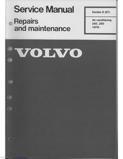 Volvo 260 Service Manual