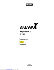 ERNITEC K111DX Installation & User Manual