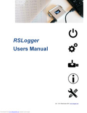 RSLogger PRO User Manual