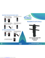 TecHome TVL3 Quick Installation And Instruction Manual