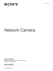 Sony SNC-HMX70 User Manual