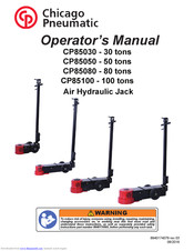 Chicago Pneumatic CP85100 Operator's Manual