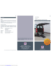 AMF-BRUNS Alu Ramp Brief Operating Instructions