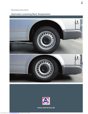 AMF-BRUNS Hydraulic Lowering Rear Suspension Operating Instructions Manual