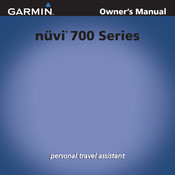 Garmin nuvi 770 - Automotive GPS Receiver Owner's Manual