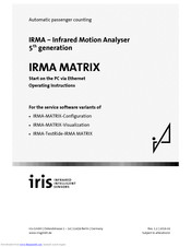 IRIS IRMA MATRIX Operating Instructions Manual