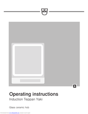 V-ZUG GK16TIYSF Operating Instructions Manual