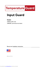 Temperature Guard VM606E Installation Instructions Manual