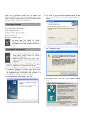 Planet WL-U356A Quick Installation Manual